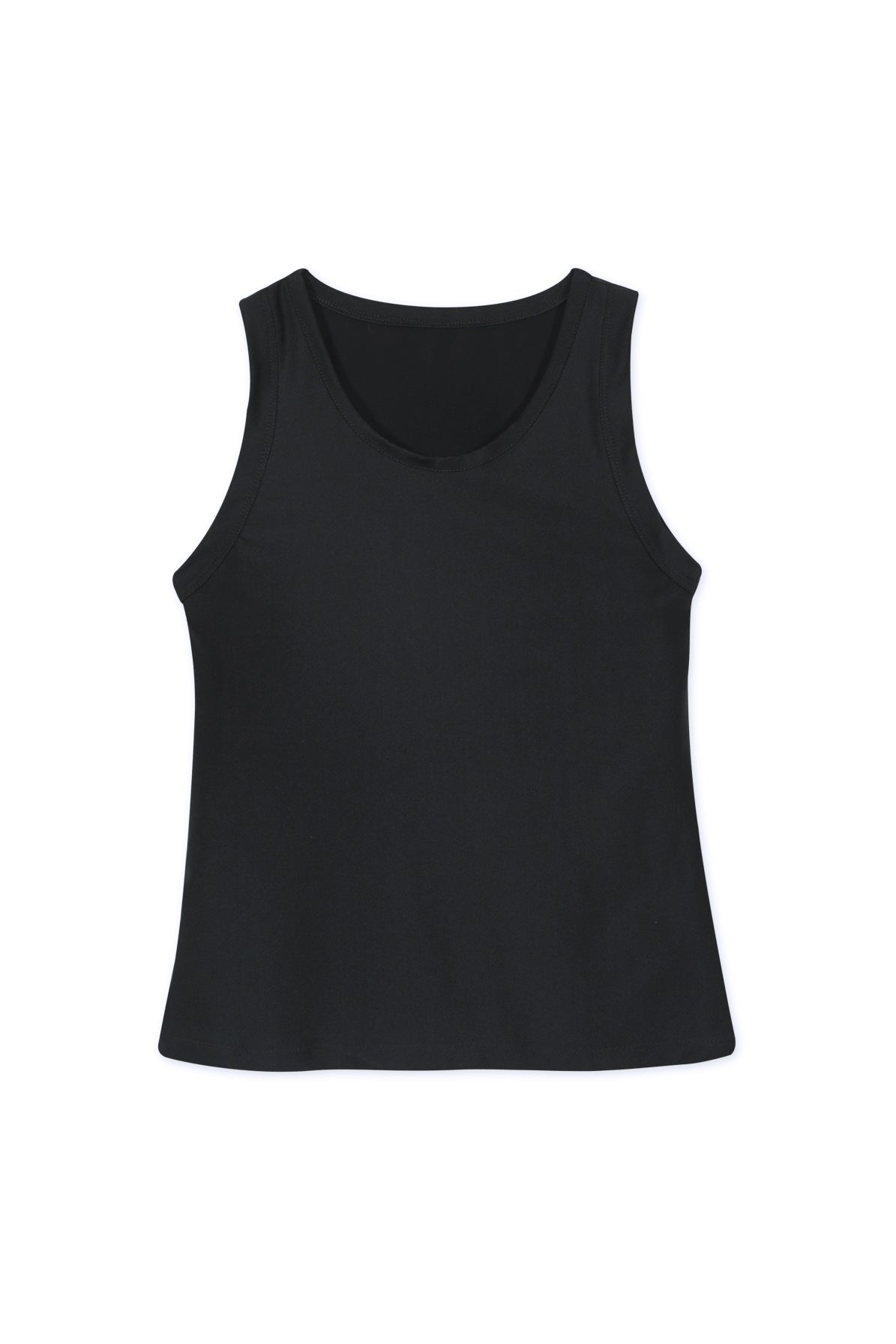 Polera negra sin 2025 mangas