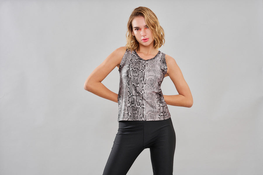 Polera Sin Mangas Bosque Pitón