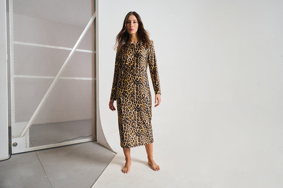 Vestido Manga Larga Páramo Jaguar