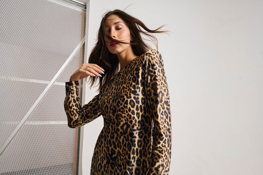 Vestido Manga Larga Páramo Jaguar